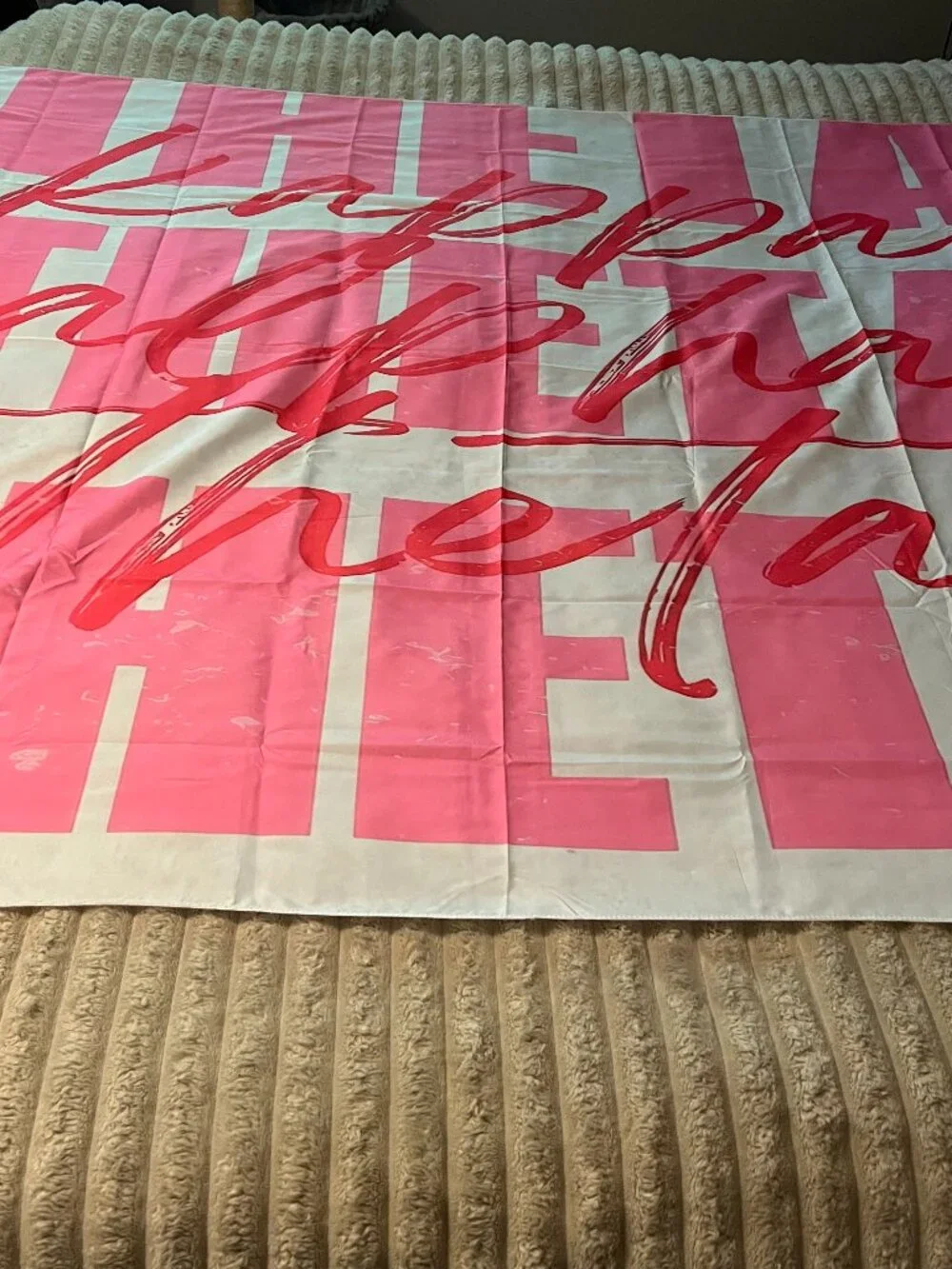 KAPPA ALPHA THETA SORORITY TAPESTRY FLAG-4' x 5'-NEW!